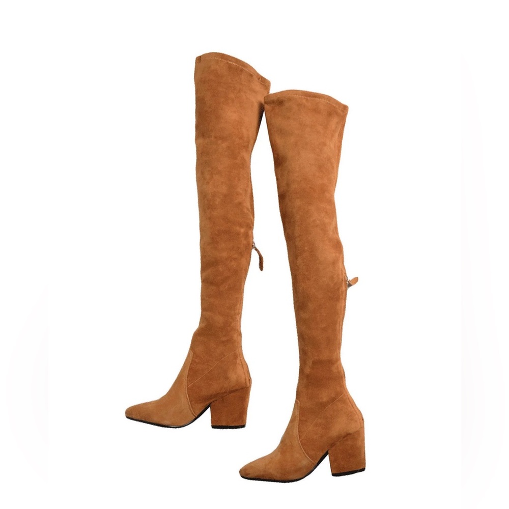 Goodnight Macaroon Marlo Tan Over the Knee Boots